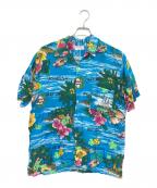 national sports shirtsナショナル スポーツ シャツ）の古着「アロハシャツ」｜ブルー