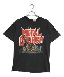 バンドTシャツ（バンドTシャツ）の古着「90s METAL CHURCH(メタル・チャーチ) バンドTシャツ」｜ブラック
