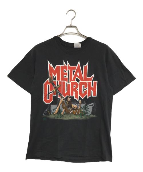 バンドTシャツ（バンドTシャツ）バンドTシャツ (バンドTシャツ) 90s METAL CHURCH(メタル・チャーチ) バンドTシャツ ブラック サイズ:Lの古着・服飾アイテム