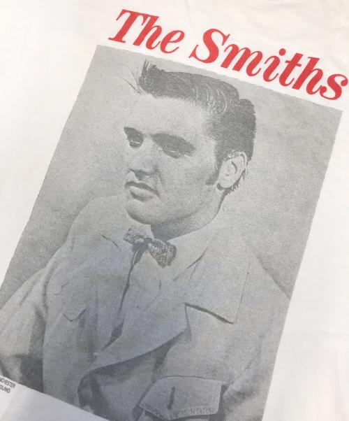 バンドTシャツ（バンドTシャツ）バンドTシャツ (バンドTシャツ) THE SMITHS(ザ・スミス) バンドTシャツ ホワイト サイズ:XLの古着・服飾アイテム