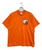 アーティストTシャツアーティストTシャツ）の古着「B.B.,KING(B.B.キング) アーティストTシャツ」｜オレンジ