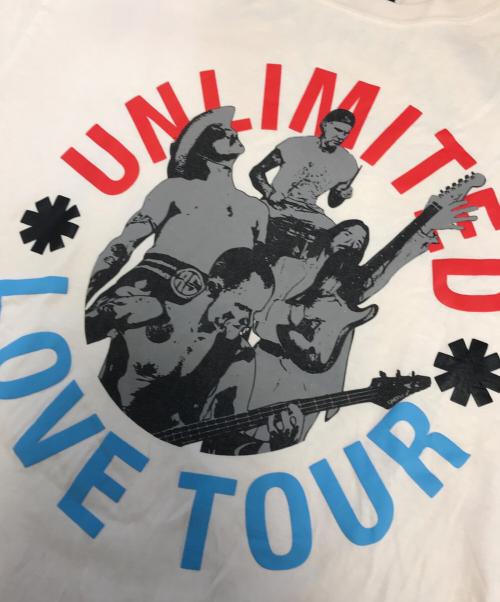 バンドTシャツ（バンドTシャツ）バンドTシャツ (バンドTシャツ) Red Hot Chili Peppers(レッド・ホット・チリ・ペッパーズ) バンドTシャツ ベージュ サイズ:Mの古着・服飾アイテム