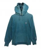 Championチャンピオン）の古着「リバースウィーブパーカー」｜ターコイズブルー