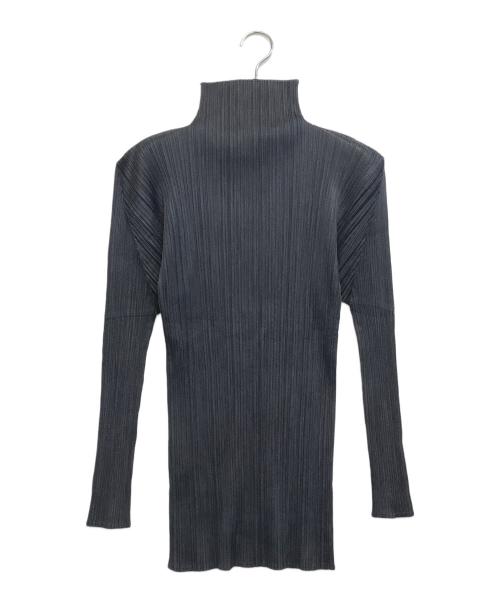 PLEATS PLEASE（プリーツプリーズ）PLEATS PLEASE (プリーツプリーズ) プリーツブラウス ブラック サイズ:4の古着・服飾アイテム