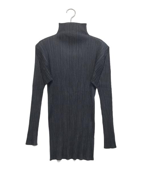 PLEATS PLEASE（プリーツプリーズ）PLEATS PLEASE (プリーツプリーズ) プリーツブラウス ブラック サイズ:4の古着・服飾アイテム