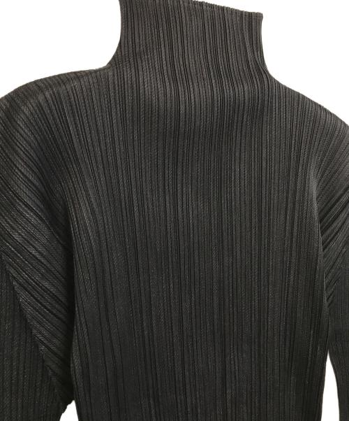 PLEATS PLEASE（プリーツプリーズ）PLEATS PLEASE (プリーツプリーズ) プリーツブラウス ブラック サイズ:4の古着・服飾アイテム