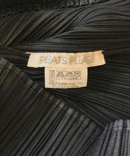 PLEATS PLEASE（プリーツプリーズ）PLEATS PLEASE (プリーツプリーズ) プリーツブラウス ブラック サイズ:3の古着・服飾アイテム