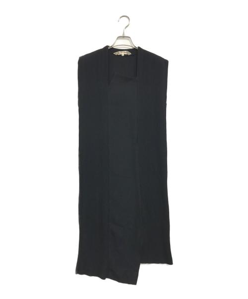 COMME des GARCONS（コムデギャルソン）COMME des GARCONS (コムデギャルソン) プリーツノースリーブワンピース ブラック サイズ:Sの古着・服飾アイテム