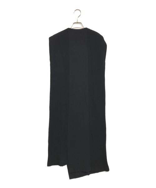 COMME des GARCONS（コムデギャルソン）COMME des GARCONS (コムデギャルソン) プリーツノースリーブワンピース ブラック サイズ:Sの古着・服飾アイテム