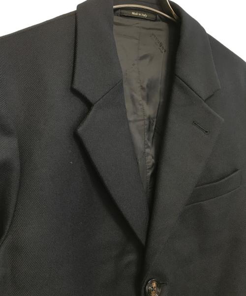 Maison Margiela（メゾンマルジェラ）Maison Margiela (メゾンマルジェラ) シングルウールチェスターコート ネイビー サイズ:46の古着・服飾アイテム