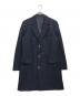 Maison Margiela（メゾンマルジェラ）の古着「シングルウールチェスターコート」｜ネイビー