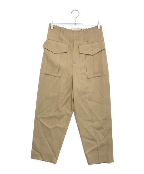 PLAN C（プランシー）PLAN C (プランシー) レーヨン混チノパン ベージュ サイズ:38の古着・服飾アイテム