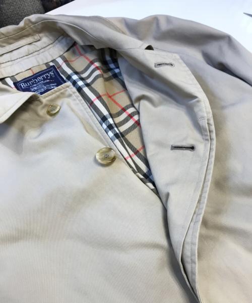 Burberry's（バーバリーズ）Burberry's (バーバリーズ) 裏ノヴァチェックステンカラーコート ベージュ サイズ:表記なしの古着・服飾アイテム