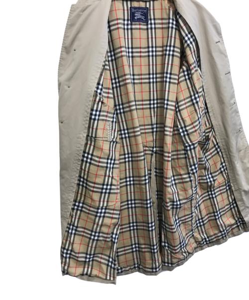 Burberry's（バーバリーズ）Burberry's (バーバリーズ) 裏ノヴァチェックステンカラーコート ベージュ サイズ:表記なしの古着・服飾アイテム