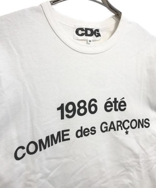 CDG（シーディージー）CDG (シーディージー) 1986 ete Tシャツ ホワイト サイズ:Mの古着・服飾アイテム