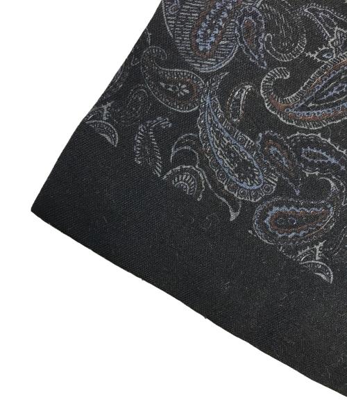 COMME des GARCONS HOMME（コムデギャルソン オム）COMME des GARCONS HOMME (コムデギャルソン オム) 80's ペイズリー柄スカーフ ブラック サイズ:表記なしの古着・服飾アイテム