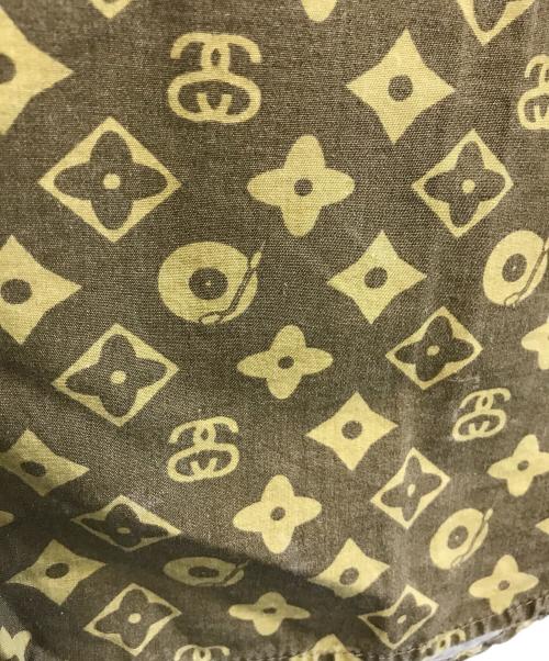 stussy（ステューシー）stussy (ステューシー) 半袖ボタンダウンシャツ ベージュ サイズ:Lの古着・服飾アイテム