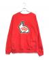 HUMAN MADE（ヒューマンメイド）の古着「RABBIT HEAVY WEIGHT SWEATSHIRT」｜レッド