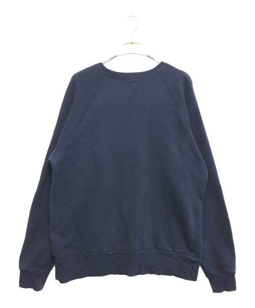 HUMAN MADE（ヒューマンメイド）HUMAN MADE (ヒューマンメイド) RAGLAN CREW NECK SWEATSHIRT ネイビー サイズ:XXLの古着・服飾アイテム