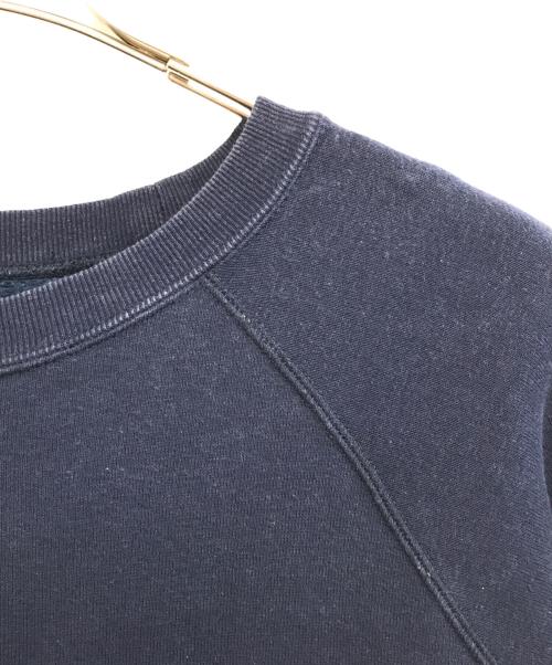 HUMAN MADE（ヒューマンメイド）HUMAN MADE (ヒューマンメイド) RAGLAN CREW NECK SWEATSHIRT ネイビー サイズ:XXLの古着・服飾アイテム