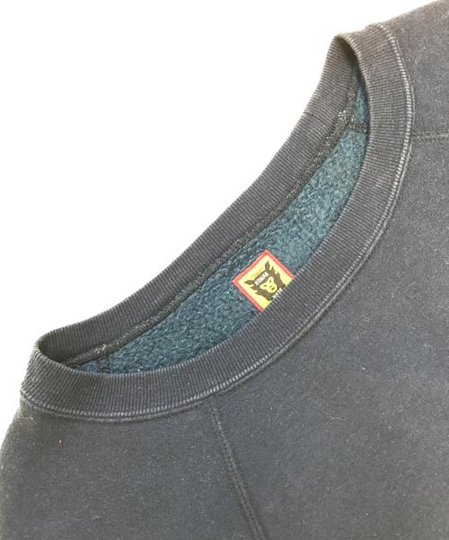 HUMAN MADE（ヒューマンメイド）HUMAN MADE (ヒューマンメイド) RAGLAN CREW NECK SWEATSHIRT ネイビー サイズ:XXLの古着・服飾アイテム