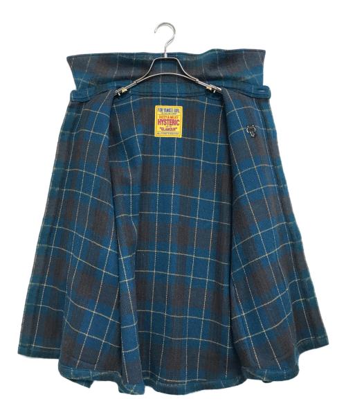 Hysteric Glamour（ヒステリックグラマー）Hysteric Glamour (ヒステリックグラマー) SKULL PANDA刺繍オーバーサイズウール シャツジャケット ネイビー サイズ:FREEの古着・服飾アイテム