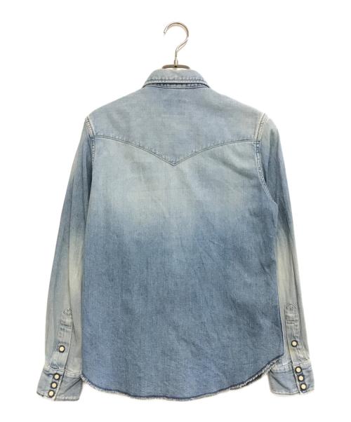 Hysteric Glamour（ヒステリックグラマー）Hysteric Glamour (ヒステリックグラマー) ワッペンダンガリーシャツ インディゴ サイズ:Mの古着・服飾アイテム