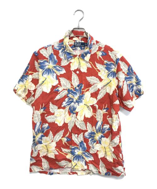 POLO RALPH LAUREN（ポロ・ラルフローレン）POLO RALPH LAUREN (ポロ・ラルフローレン) アロハシャツ レッド サイズ:Lの古着・服飾アイテム