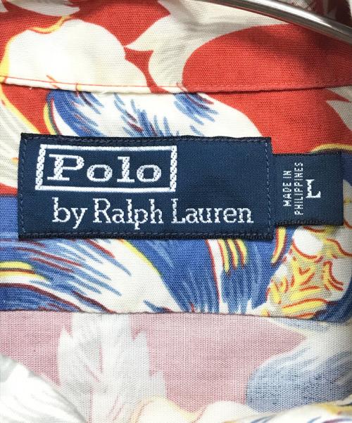 POLO RALPH LAUREN（ポロ・ラルフローレン）POLO RALPH LAUREN (ポロ・ラルフローレン) アロハシャツ レッド サイズ:Lの古着・服飾アイテム