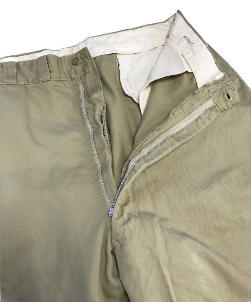 VINTAGE MILITARY（ヴィンテージ ミリタリー）VINTAGE MILITARY (ヴィンテージ ミリタリー) US ARMY アーミーチノ ベージュ サイズ:38×33の古着・服飾アイテム
