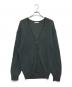 VAINL ARCHIVE（ヴァイナルアーカイブ）の古着「ジップアップニットカーディガン」｜グリーン