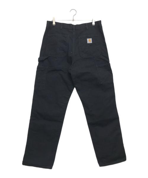 CarHartt（カーハート）CarHartt (カーハート) ダブルニーペインターパンツ ブラック サイズ:34×32の古着・服飾アイテム