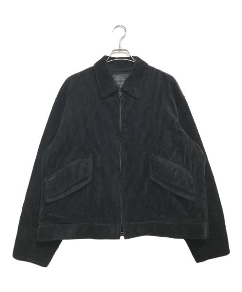 s'yte（サイト）s'yte (サイト) 6W SOCCER CORDUROY OVERSIZED ZIPPER BLOUSON ブラック サイズ:3の古着・服飾アイテム