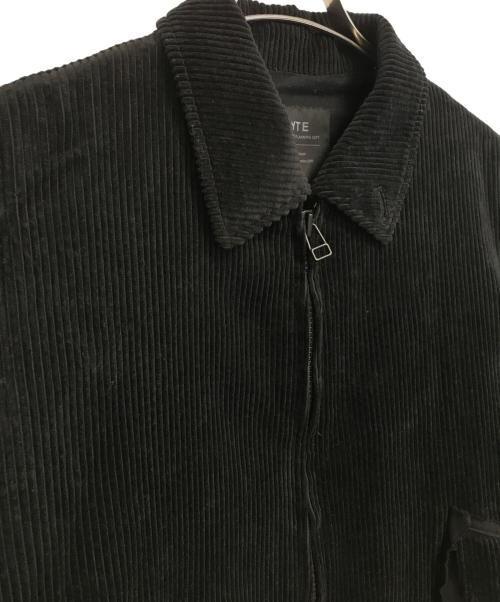 s'yte（サイト）s'yte (サイト) 6W SOCCER CORDUROY OVERSIZED ZIPPER BLOUSON ブラック サイズ:3の古着・服飾アイテム