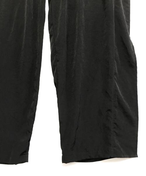 GROUND Y（グラウンドワイ）GROUND Y (グラウンドワイ) CREPE DE CHINE SIDE TRIMMED PANTS ブラック サイズ:3の古着・服飾アイテム