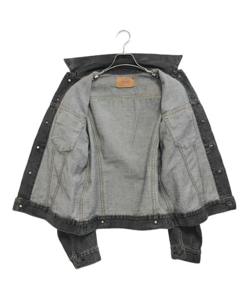LEVI'S（リーバイス）LEVI'S (リーバイス) 先染めブラックデニムジャケット ブラック サイズ:40の古着・服飾アイテム