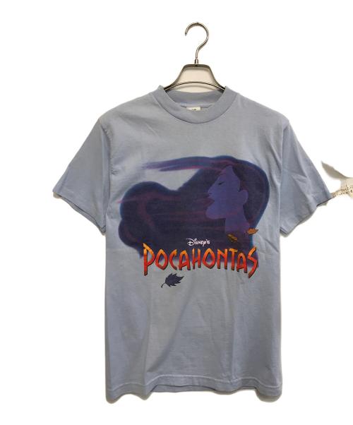 DISNEY（ディズニー）Disney (ディズニー) ムービーTシャツ スカイブルー サイズ:Mの古着・服飾アイテム