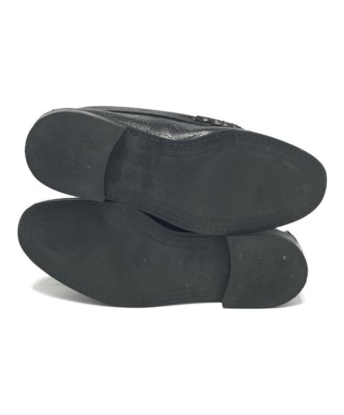 THE KENFORD（ケンフォード）The Kenford (ケンフォード) ペイズリー柄ローファー ブラック サイズ:25½の古着・服飾アイテム