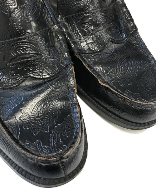 THE KENFORD（ケンフォード）The Kenford (ケンフォード) ペイズリー柄ローファー ブラック サイズ:25½の古着・服飾アイテム