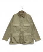 Barbourバブアー）の古着「OVERDYED BEDALE SL」｜カーキ