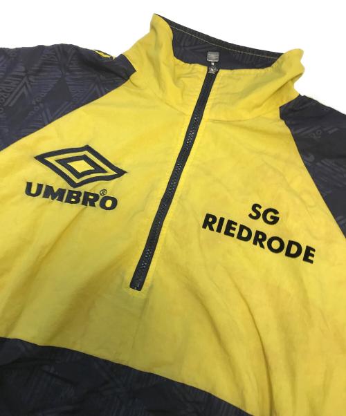 UMBRO（アンブロ）UMBRO (アンブロ) プルオーバーナイロンジャケット イエロー サイズ:Ｌの古着・服飾アイテム