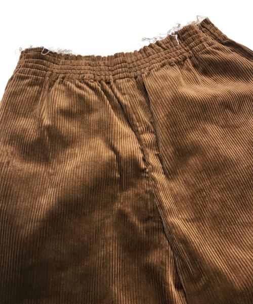 CAMIEL FORTGENS（カミエルフォートヘンス）CAMIEL FORTGENS (カミエルフォートヘンス) コーデュロイパンツ ブラウン サイズ:Mの古着・服飾アイテム