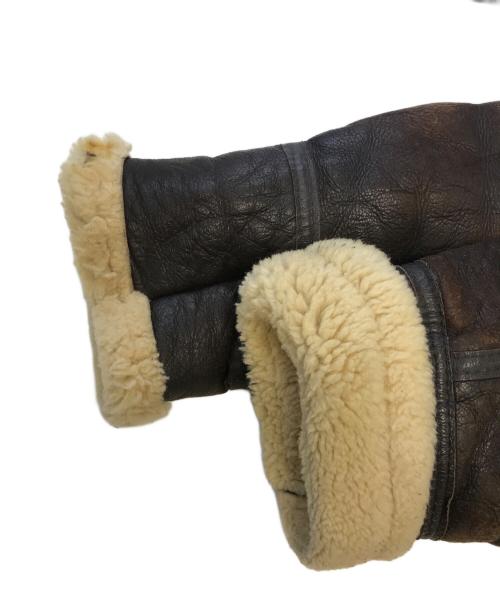 VINTAGE（ヴィンテージ）VINTAGE (ヴィンテージ) B-3タイプレザージャケット ブラウン サイズ:不明の古着・服飾アイテム