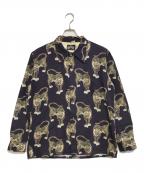 DRESS HIPPYドレスヒッピー）の古着「TIGER HAWAIIAN SHIRT」｜パープル