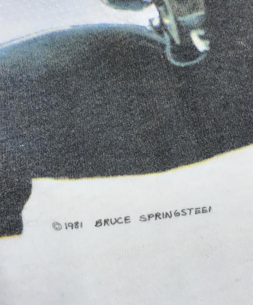 SCREEN STARS（スクリーンズスターズ）SCREEN STARS (スクリーンズスターズ) 80s BRUCE SPRINGSTEEN AND THE E STREET BAND(ブルース・スプリングスティーン & Eストリート・バンド) バンドTシャツ ホワイト サイズ:不明の古着・服飾アイテム