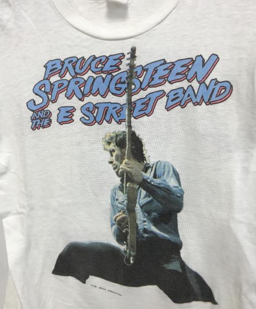 SCREEN STARS（スクリーンズスターズ）SCREEN STARS (スクリーンズスターズ) 80s BRUCE SPRINGSTEEN AND THE E STREET BAND(ブルース・スプリングスティーン & Eストリート・バンド) バンドTシャツ ホワイト サイズ:不明の古着・服飾アイテム
