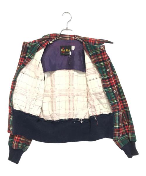 VINTAGE（ヴィンテージ）VINTAGE (ヴィンテージ) コーデュロイチェックジャケット レッド サイズ:38の古着・服飾アイテム