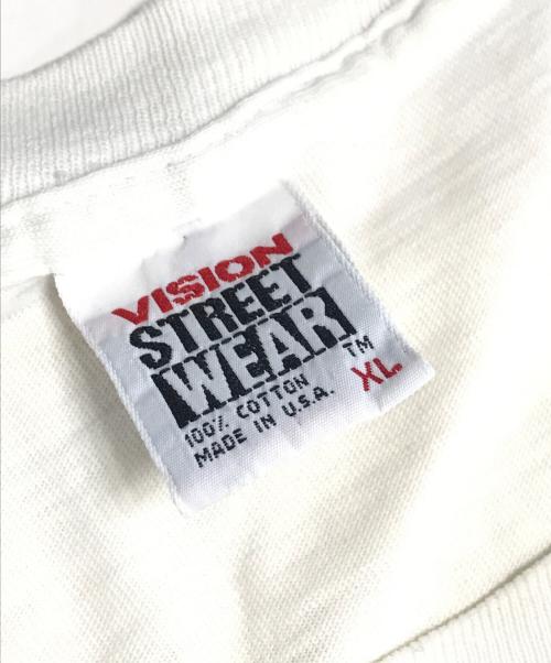 VISION STREET WEAR（ヴィションストリートウェアー）VISION STREET WEAR (ヴィションストリートウェアー) プリントTシャツ ホワイト サイズ:XLの古着・服飾アイテム