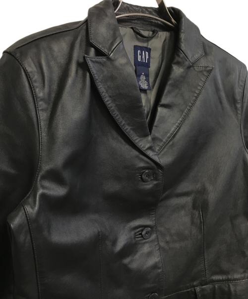 GAP（ギャップ）GAP (ギャップ) レザーテーラードジャケット ブラック サイズ:Mの古着・服飾アイテム