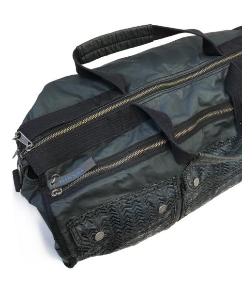 DIESEL（ディーゼル）DIESEL (ディーゼル) ボストンバッグ グリーンの古着・服飾アイテム